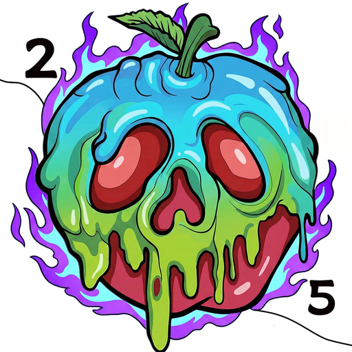 Dark Color: Paint by Number app icon