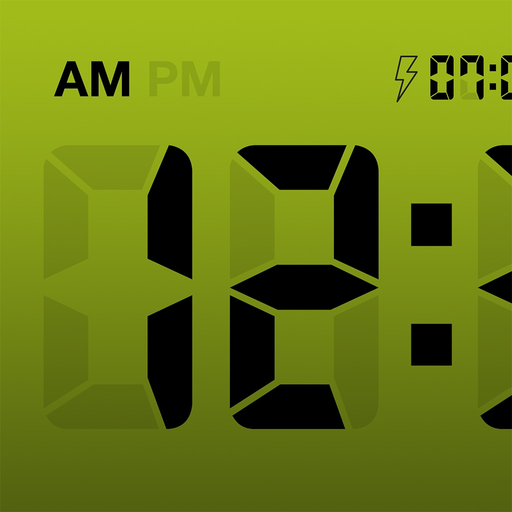 LCD Clock - Clock & Calendar app icon
