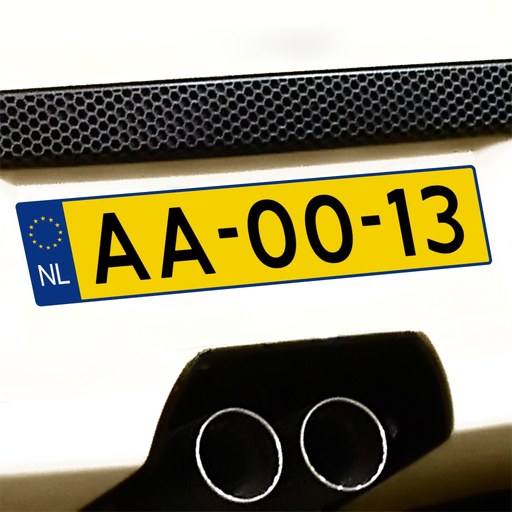 Nummerbord app icon