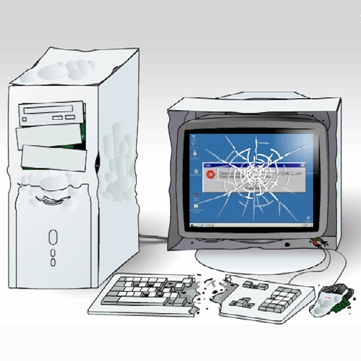 Crazy Smashing Computer app icon