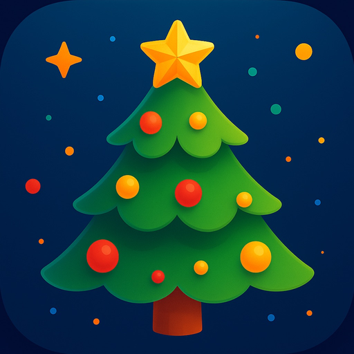 Christmas bubble app icon
