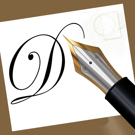 Handwritten email app icon