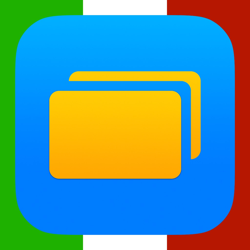Flashcard Italian app icon