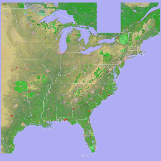 Scenic Map Eastern USA app icon