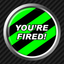 You're Fired Button icon
