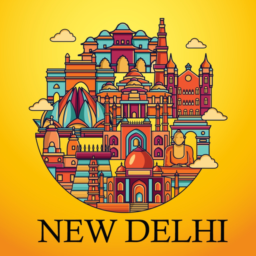 New Delhi Travel Guide Offline app icon