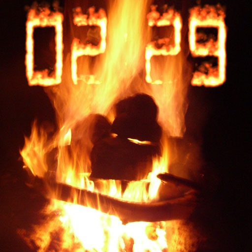 Digital photo frame (in fire!) Lite app icon