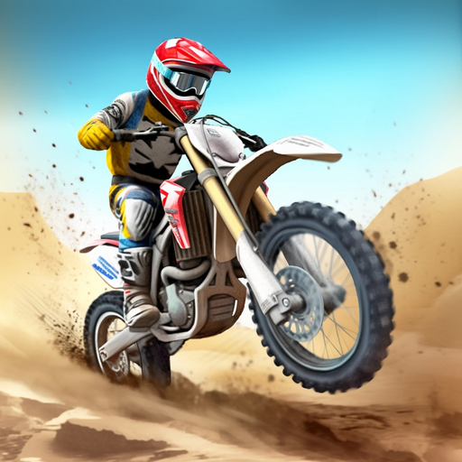 Motorcycle games: Motocross 2 app icon