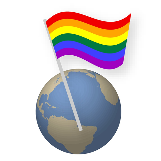LGBTQ Pride Finder app icon