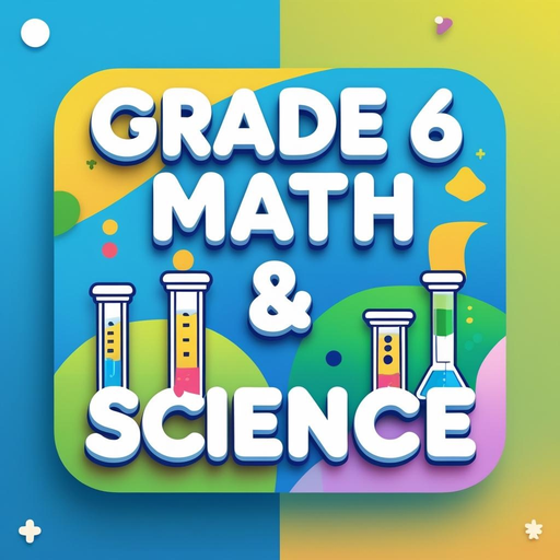 Grade 6 Math & Science app icon