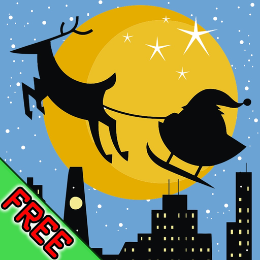 Santa in the City 3D Christmas Game + Countdown FREE app icon