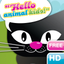 Heydooda! The kitty says: Hello animal kids icon