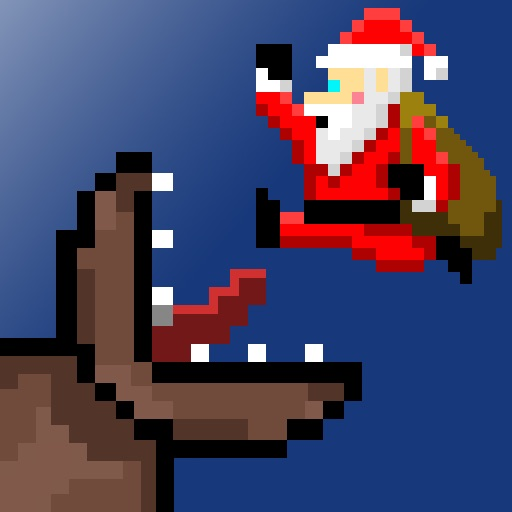 Super Mega Worm Vs Santa app icon