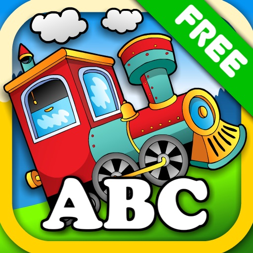 Abby - Animal Train - First Word HD FREE by 22learn app icon