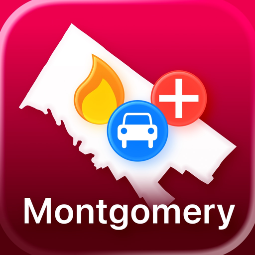Montgomery County Incidents app icon
