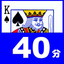 Capture 40 Points Card Game icon