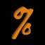 PercentDiff - the Shaolo Percent and Percentage Calculator icon
