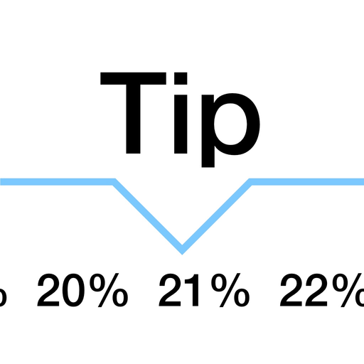 Tip calculator 'Tipping made easy' app icon