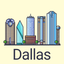 Dallas Travel Guide Offline icon