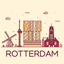 Rotterdam Travel Guide . icon
