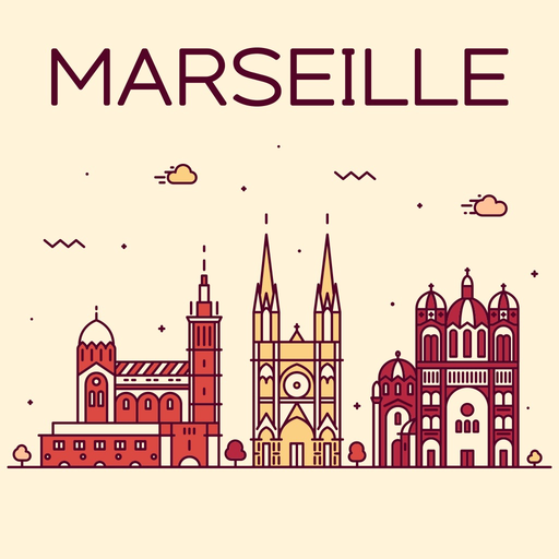 Marseille Travel Guide Offline app icon