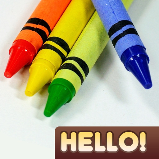 Hello Crayons app icon