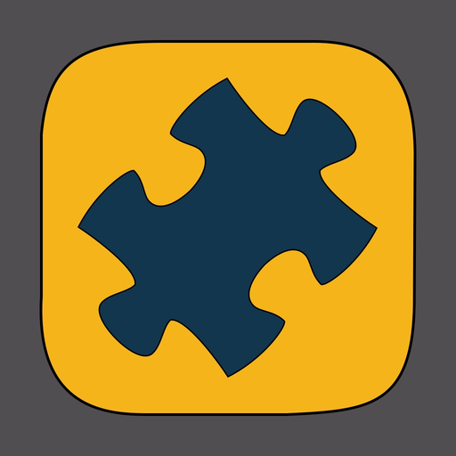 Jigsaw game puzzle app icon