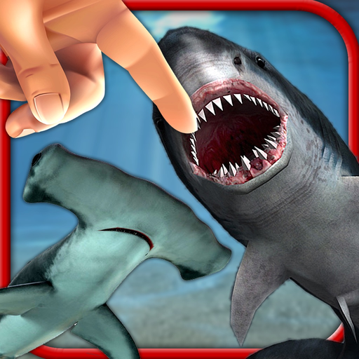 Shark Fingers! 3D Interactive Aquarium FREE app icon