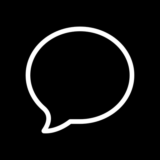 Black SMS - Protected Texts app icon