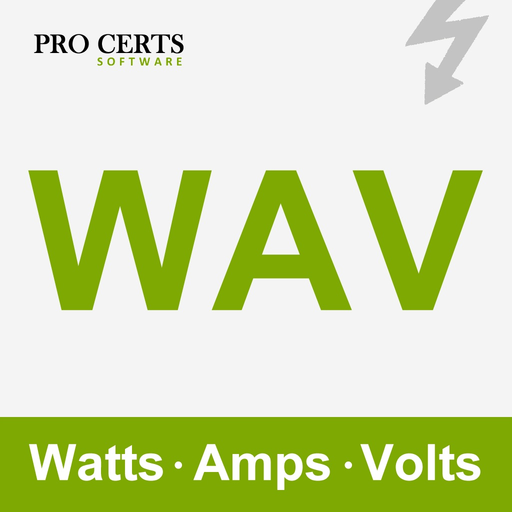 Watts Amps Volts  Calculator app icon