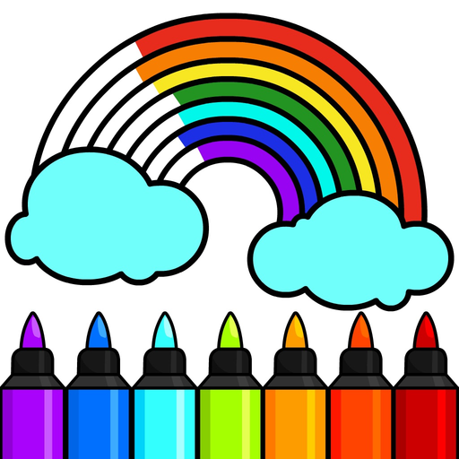 Coloring Games for Kids 2-6! app icon