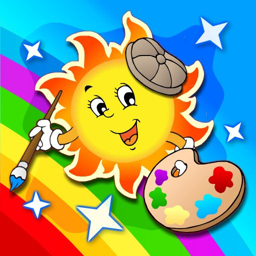 Abby Monkey® - Painter Star: Draw and Color - My First Coloring Book app icon