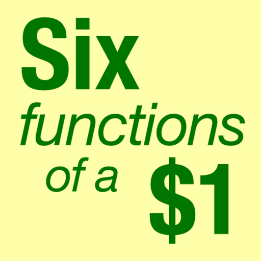 Six Functions of a $1 app icon