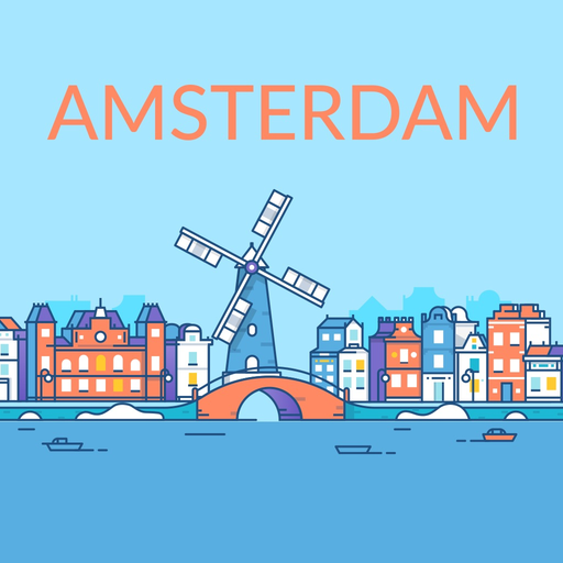 Amsterdam Travel Guide Offline app icon