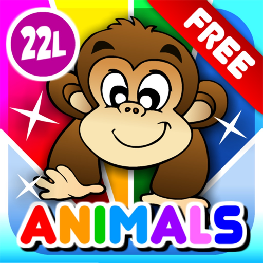 First Words School Adventure: Animals • Early Reading - Spelling, Letters and Alphabet Learning Game for Kids (Toddlers, Preschool and Kindergarten) by Abby Monkey® Lite app icon