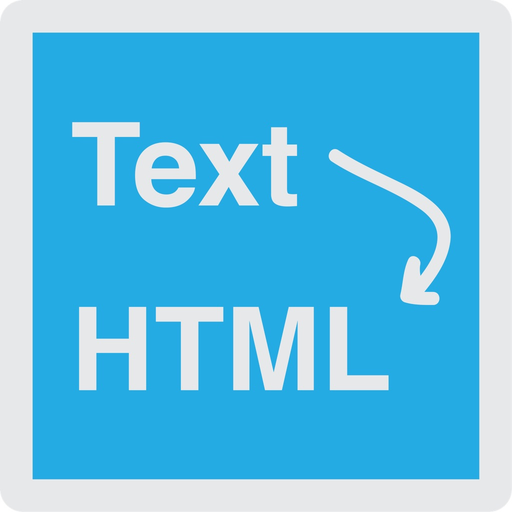 Text 2 HTML Converter app icon