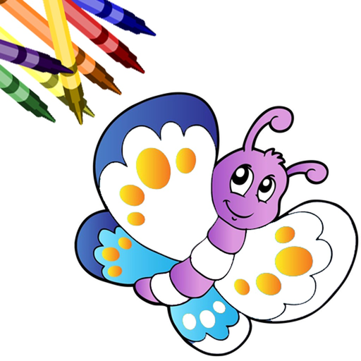 Kids Coloring Book! app icon