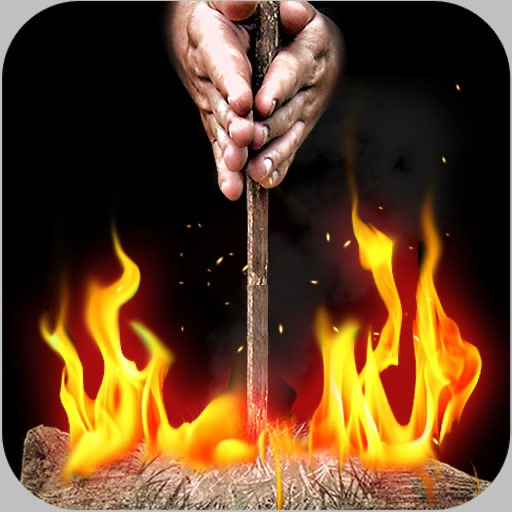 Fire it up FREE - Bow Drill for iPhone , iPad and iPod touch app icon