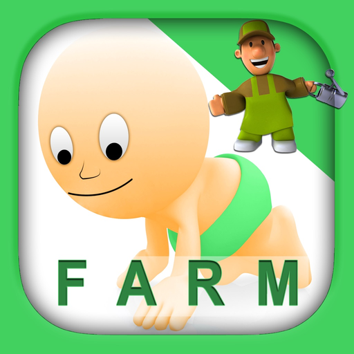 Farm Puzzle for Babies Free: Move Cartoon Images and Listen Sounds of Animals or Vehicles with Best Jigsaw Game and Top Fun for Kids, Toddlers and Preschool app icon