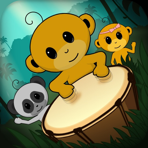 Monkey Drum app icon