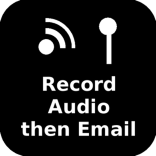 Record Audio then Email app icon