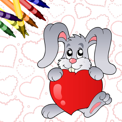 Valentines Coloring Book app icon