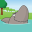 Five Sharks Swimming icon