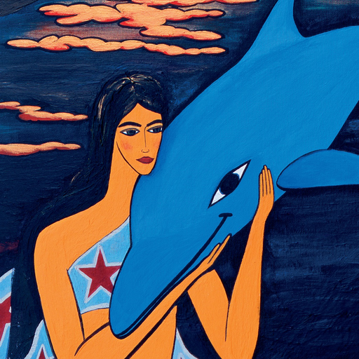 Little Mermaid And Her Dolphin app icon