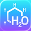 Chemistry. Periodic table. AI icon