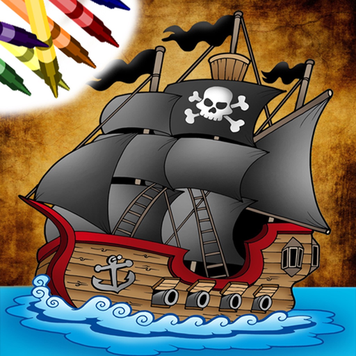 Pirate Coloring Book Free app icon