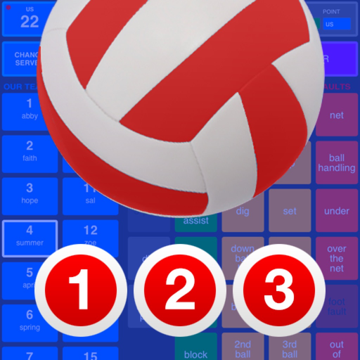SoloStats 123 Volleyball Stats app icon