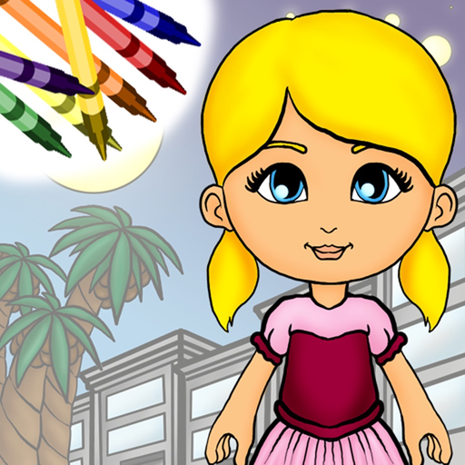 Paper Doll Coloring Book! app icon