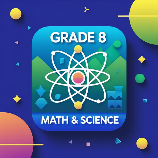 Grade 8 Math & Science app icon