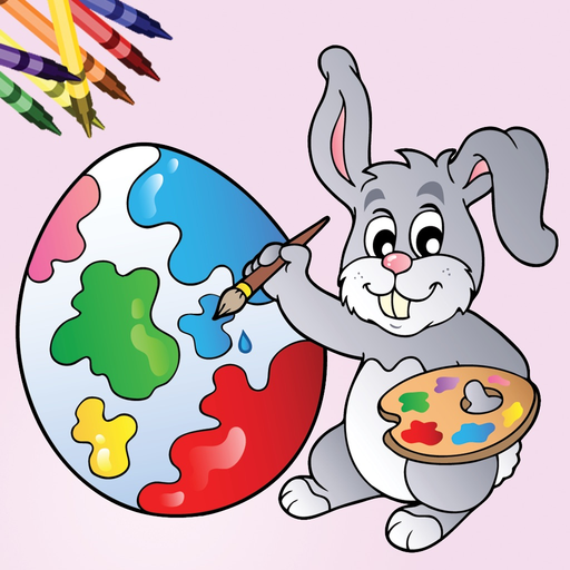 Easter Egg Kids Coloring Book! app icon